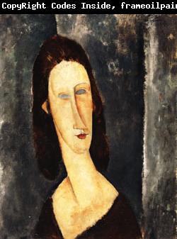 Amedeo Modigliani Blue Eyes ( Portrait of Madame Jeanne Hebuterne )